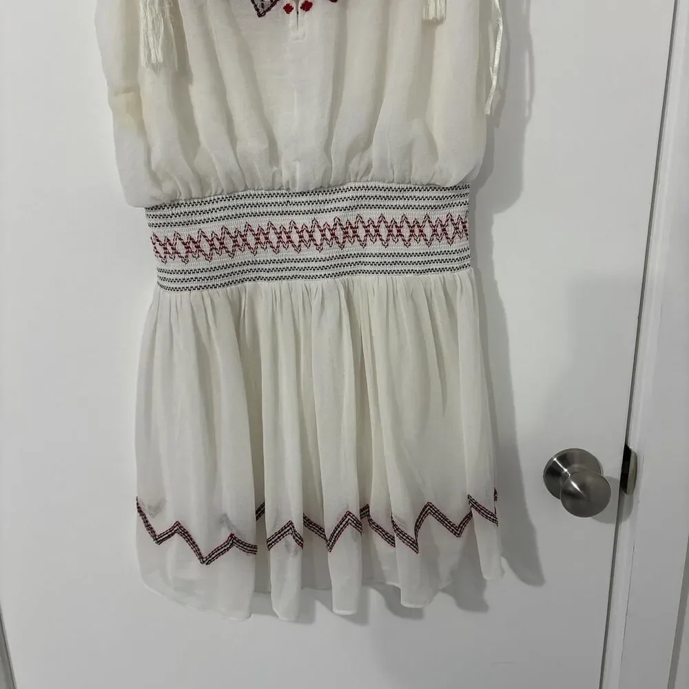 Free-people Women's White and Cream Dress‎
